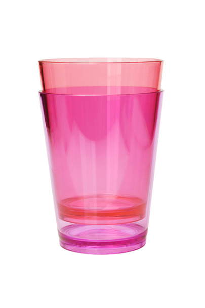 Tasses en plastique coloré
 - Photo, image