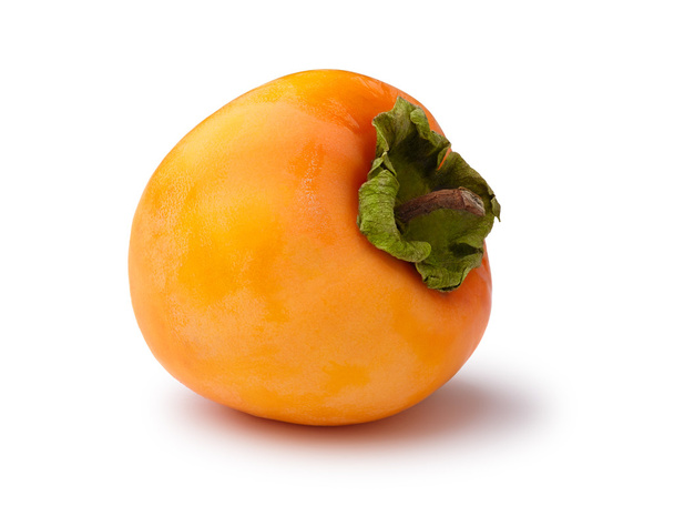 Yellow persimmon isolated - Photo, Image