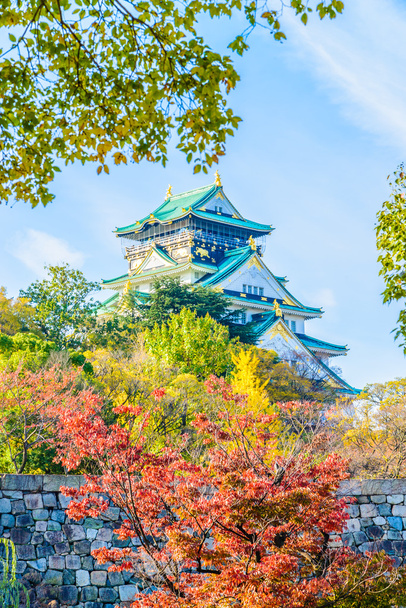 Piękna architektura Osaka castle - Zdjęcie, obraz