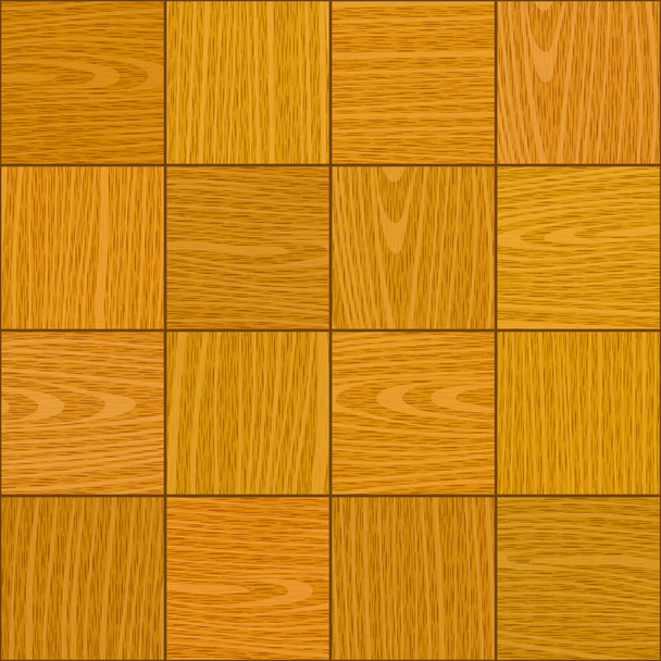 Seamless light oak square parquet panel texture - Vector, Image