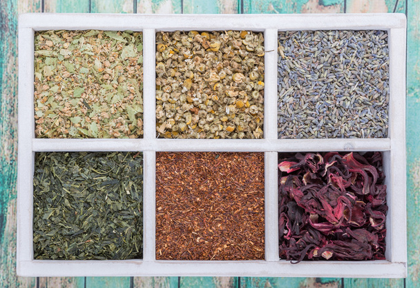 Dried herbal tea set - Photo, Image