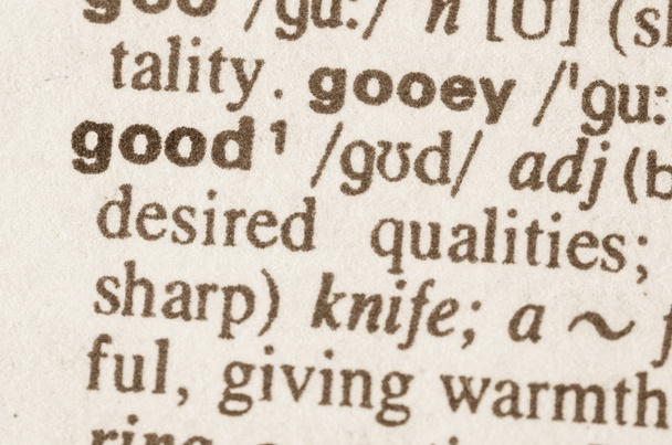 Definizione dizionario della parola bene
  - Foto, immagini