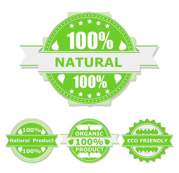 Eco Labels - Vector, Image