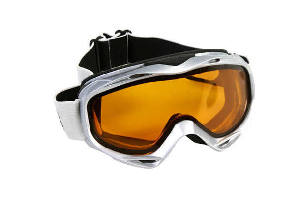 Ski goggles isolated on a white - Photo, Image
