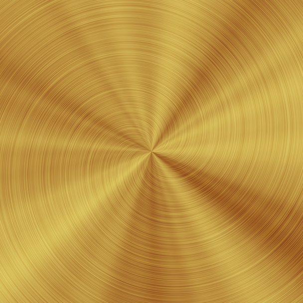 Generált golden fém radiális textúra - Fotó, kép