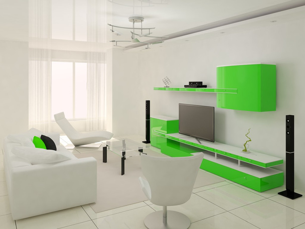Interér moderní obývací pokoj. - Fotografie, Obrázek