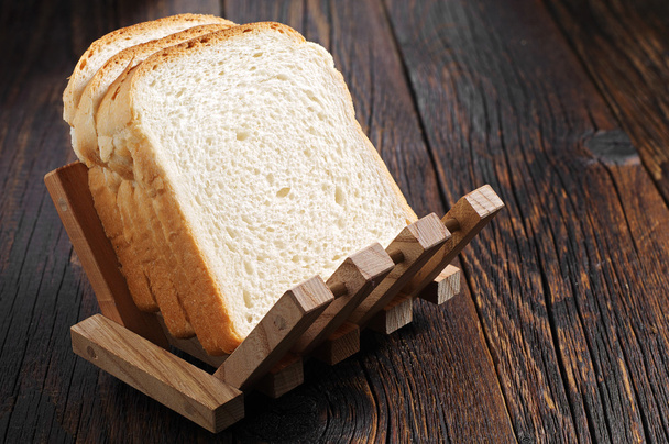 szelet pirítós kenyér - Fotó, kép