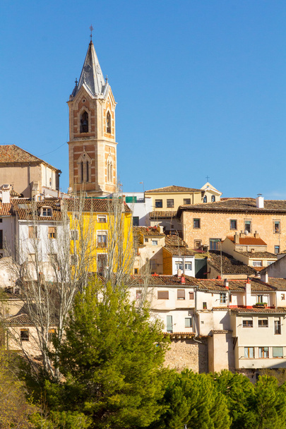 Tyypillisiä katuja ja rakennuksia kuuluisa kaupunki Cuenca, Spai
 - Valokuva, kuva