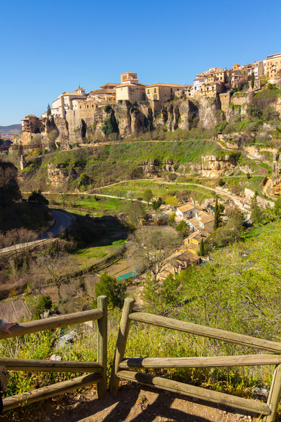 góry i doliny regionu Cuenca, Hiszpania - Zdjęcie, obraz