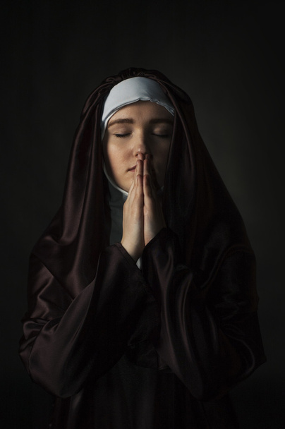 Katolikus nun-fotó - Fotó, kép