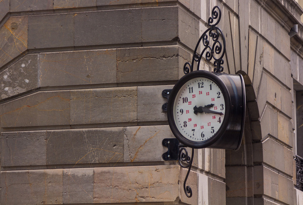 Big clock on a facade - Photo, Image