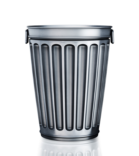 An empty trash can (3d render) - Photo, Image