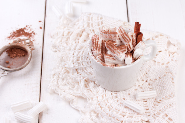 Mug of hot chocolate with marshmallows - Photo, Image