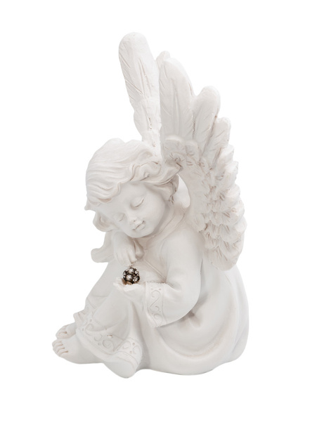 Маленький ангел с изумрудом в руках
 - Фото, изображение