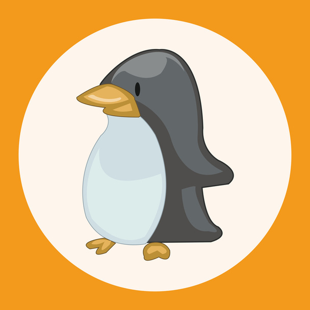 animal penguin cartoon theme elements icon element - Διάνυσμα, εικόνα
