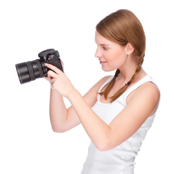 Female photographer - Фото, зображення