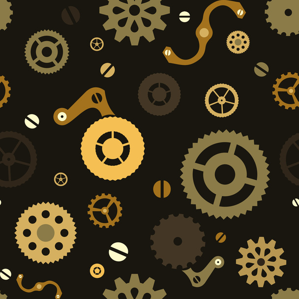 Steampunk seamless - Vector, Image