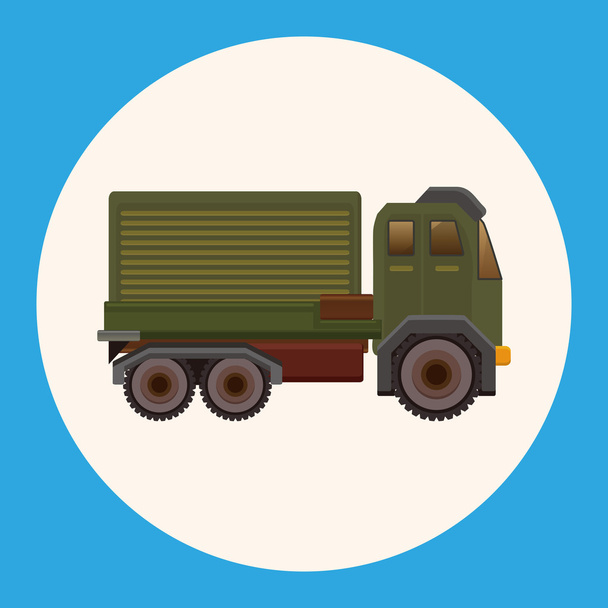 transportation truck theme elements icon element - Vektör, Görsel