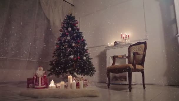 vánoční obývací pokoj. - Záběry, video