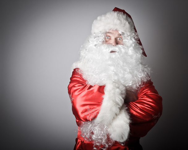 Santa Claus with a big white beard. - Foto, imagen