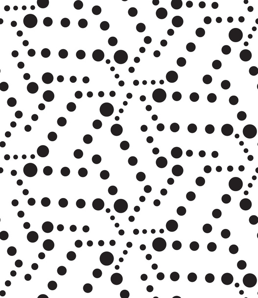 Vector geometric seamless pattern. Modern circle texture, repeat - Vector, Image