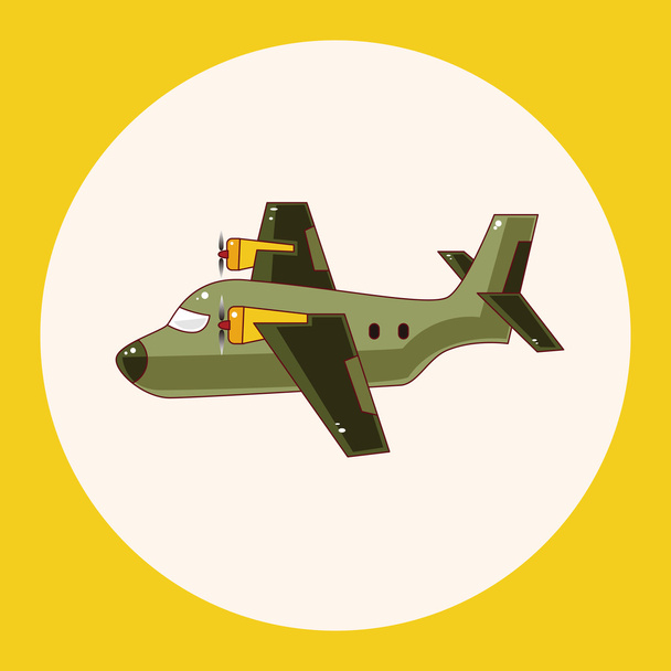 transportation airplane theme elements icon element - Вектор, зображення