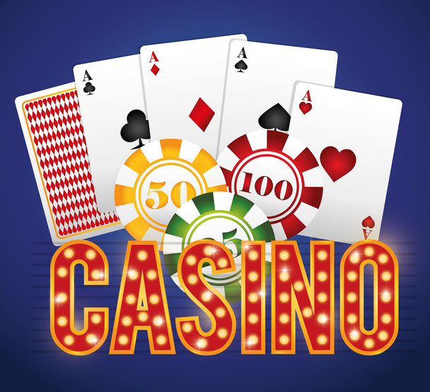 Casino jogo de azar
 - Vetor, Imagem