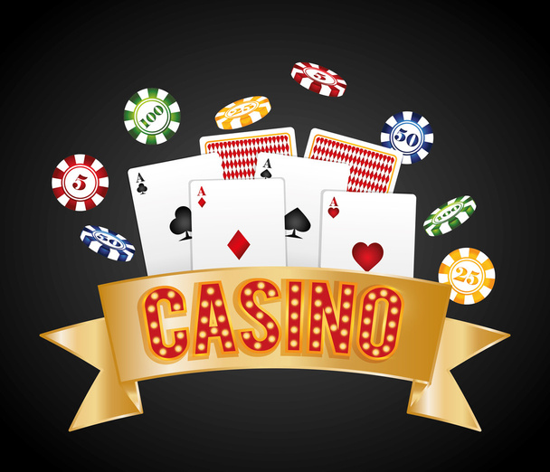 Казино азартные игры
 - Вектор,изображение