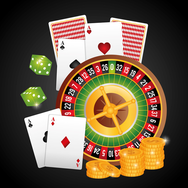 Casino juego de azar
 - Vector, imagen