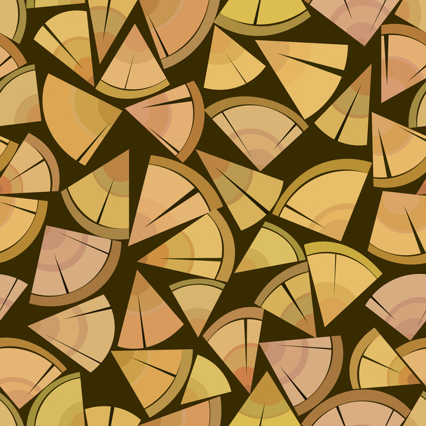 Firewood packing stand seamless background pattern - Vector, Image