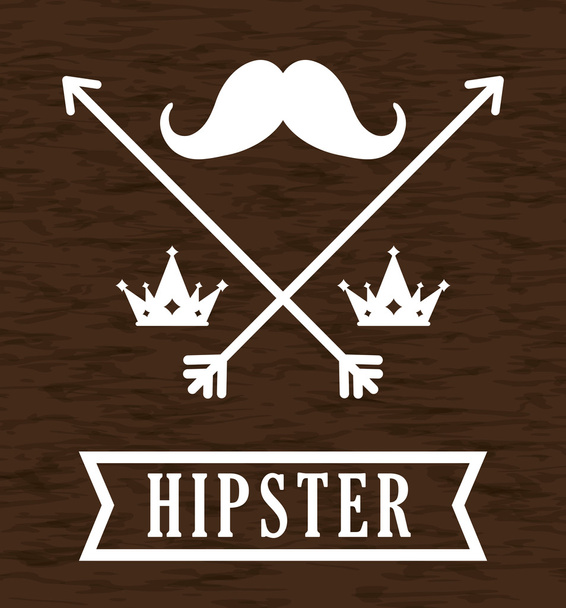 Hipster retro and vintage - Vector, Image