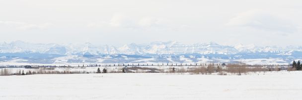 Prairie Rocky Mountain Panorama - Valokuva, kuva