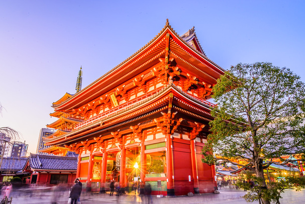 Σενσότζι ναός στο Τόκιο στην Ιαπωνία - Φωτογραφία, εικόνα