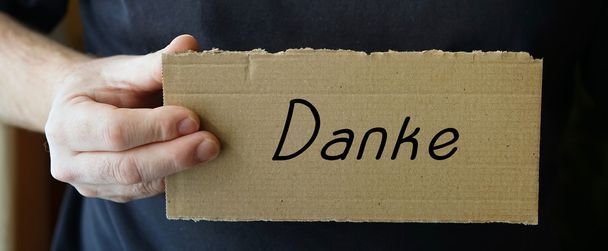 sign made of cardboard - Photo, Image
