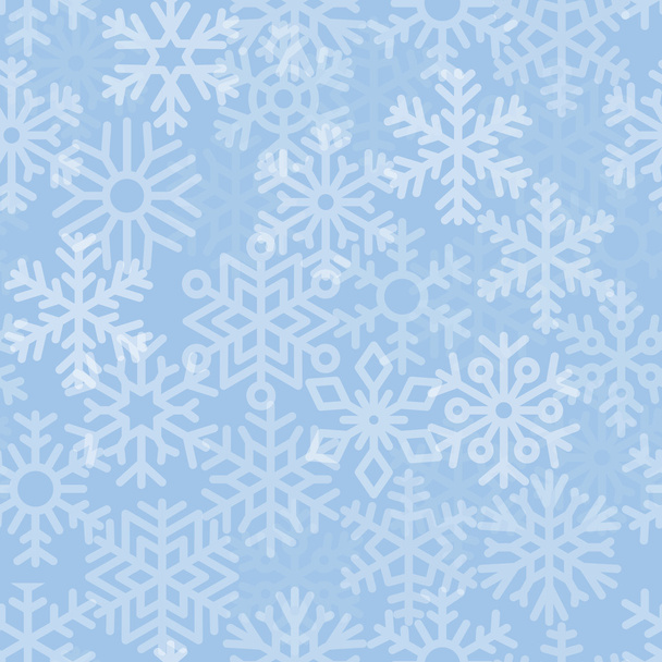 Weihnachten Hintergrund mit Schneeflocken. Vektor - Vektor, Bild