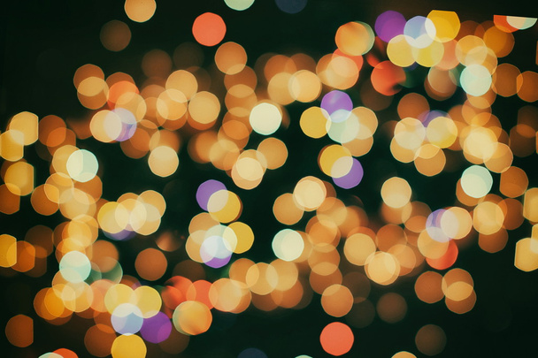 karácsony háttér bokeh fények - Fotó, kép