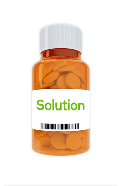 Solution pills concept - Foto, imagen