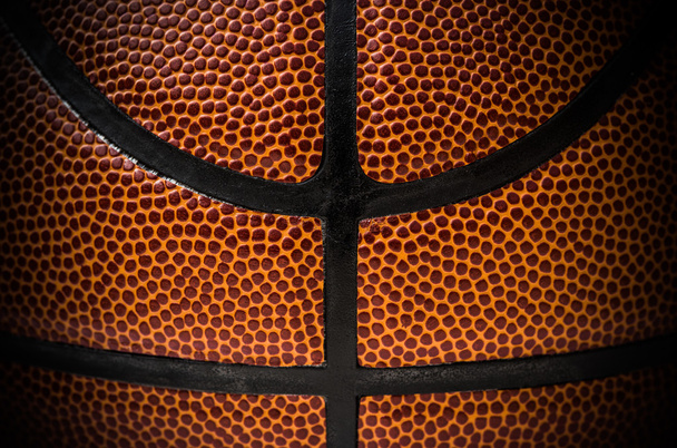 zblízka basketbalový míč - Fotografie, Obrázek