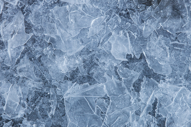 blauw ijs achtergrond - Foto, afbeelding