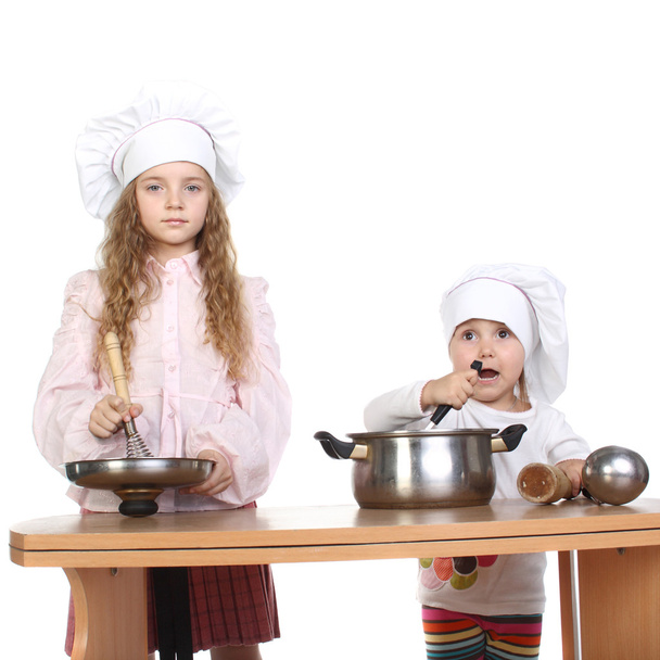 Cute cooking kids - Foto, imagen