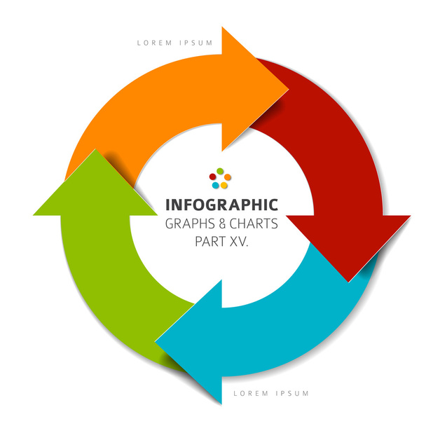 επίπεδη σχεδίαση infographic στοιχεία - Διάνυσμα, εικόνα