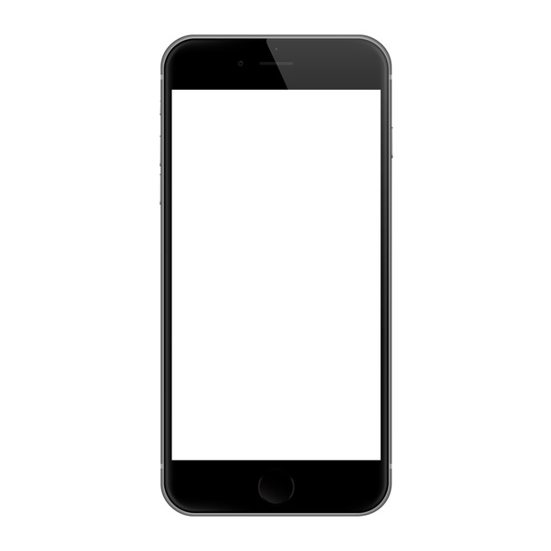 バンコク, タイ王国 - 2015 年 12 月 7 日: 現実的な iphone 6 空白の画面のベクトルのデザイン、iphone アップル社が開発した 6. - ベクター画像