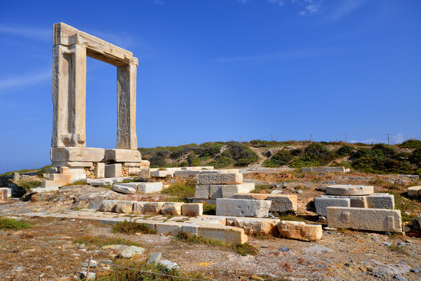Portara van naxos - Foto, afbeelding