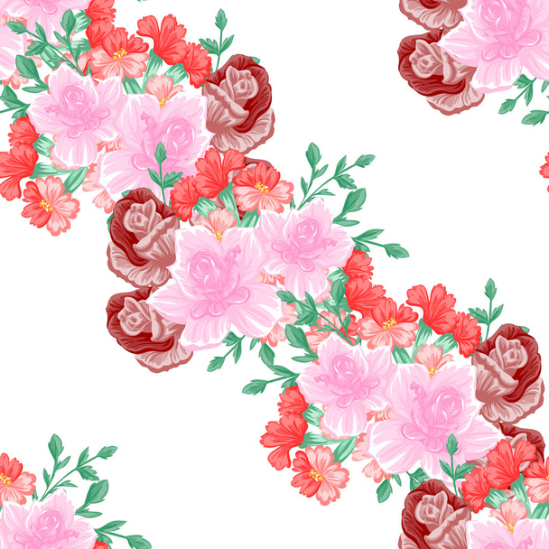 floral μοτίβο χωρίς ραφή - Διάνυσμα, εικόνα
