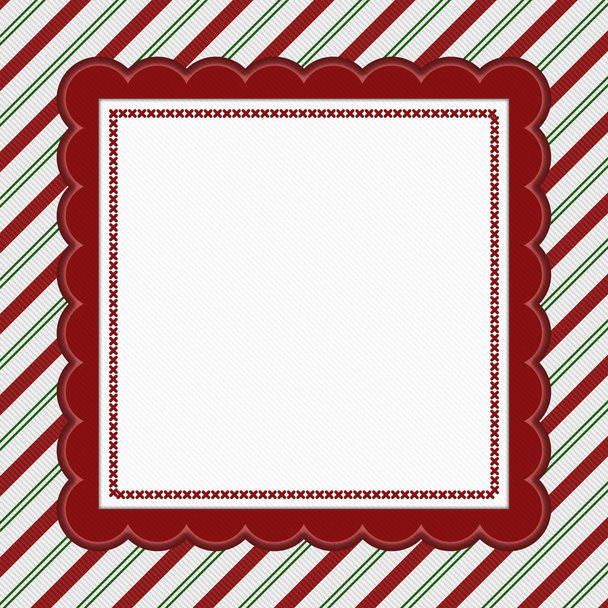 Green, Red and White Striped Candy Cane Striped Background - Photo, Image