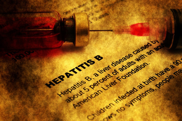 Hepatitis grunge koncepció - Fotó, kép