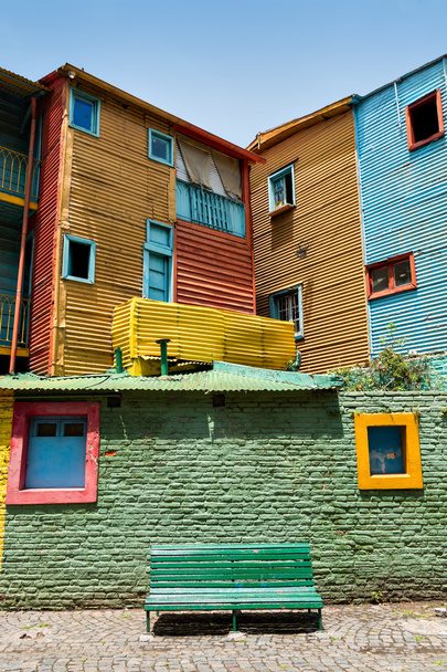 La Boca, kolorowe otoczenie, argentyński Buenos Aires - Zdjęcie, obraz