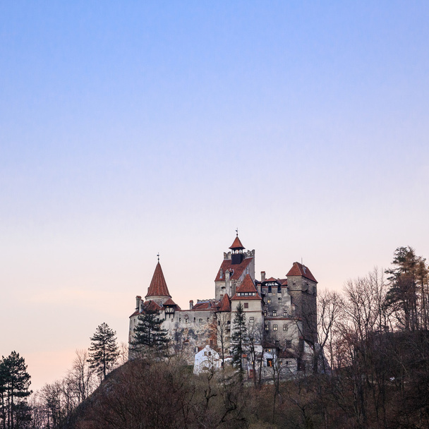 Transilvanya, Romanya'da Bran Şatosu. Drakula'nın Şatosu - Fotoğraf, Görsel