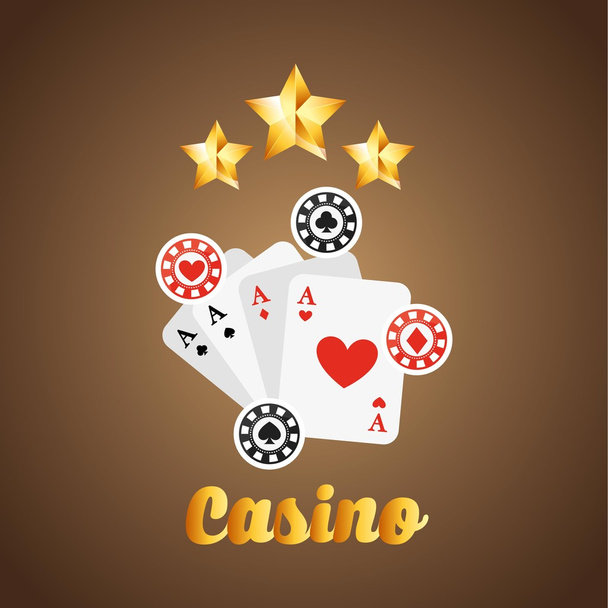 casino spelontwerp  - Vector, afbeelding
