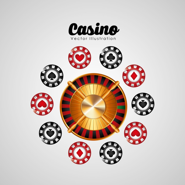 Casino játék design  - Vektor, kép